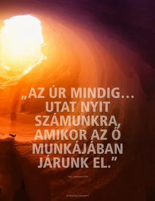 barlangba bevilágító fény