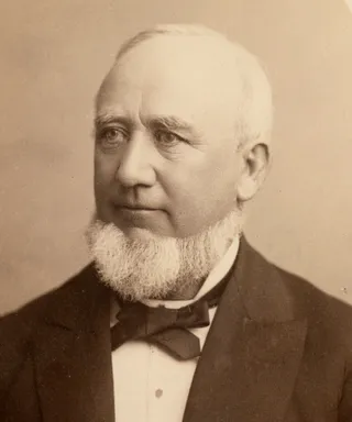 Cabinet card of George Q. Cannon.