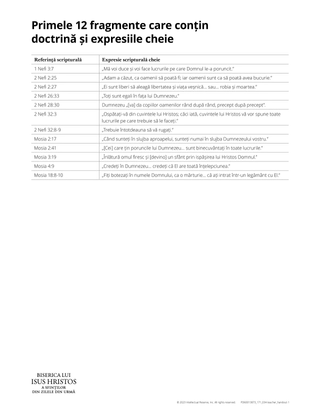 first 12 doctrinal mastery chart