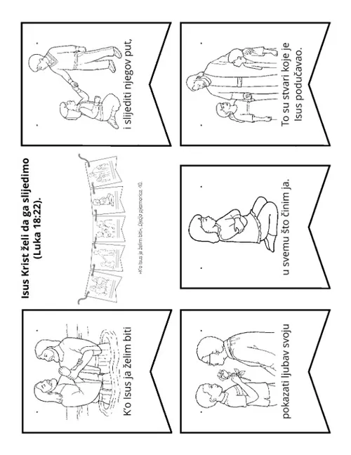 stranica aktivnosti: Pokušavam biti poput Isusa