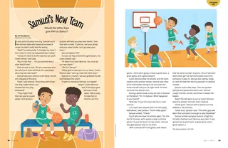 Page from the April 2022 Friend Magazine.