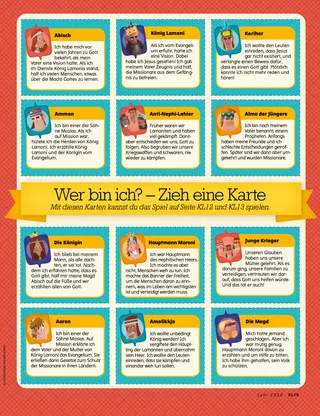 Who Am I—Pick a Card