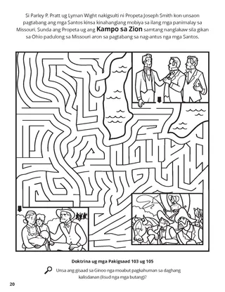 Zion’s Camp coloring page