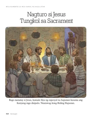 Jesus Taught about the Sacrament