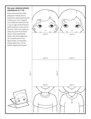 tegevusleht: ma saan olla teiste vastu lahke