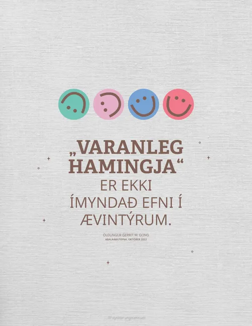 Tilvitnun Gongs á veggspjaldi