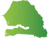 map of Senegal