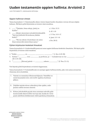 New Testament Seminary Teacher Manaul - 2023