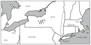 ផែនទី ប៉ែក​ឦសាន​នៃ​សហរដ្ឋ