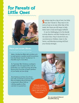 For Parents of Little Ones