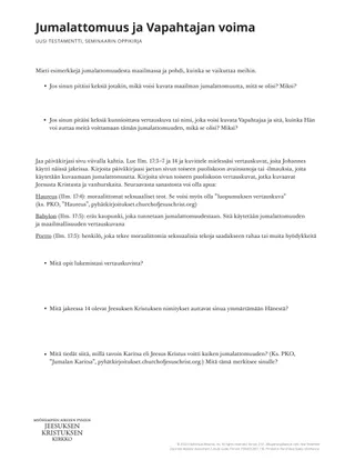 New Testament Seminary Teacher Manaul - 2023