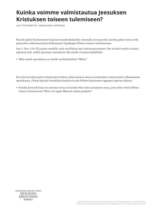 New Testament Seminary Teacher Manaul - 2023