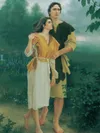 Leaving the Garden of Eden, by Joseph Brickey [Bava mu Busitani bwa Edeni, yakozwe na Joseph Brickey]