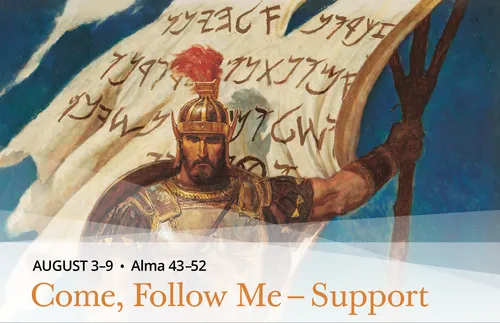 Captain Moroni with title of liberty