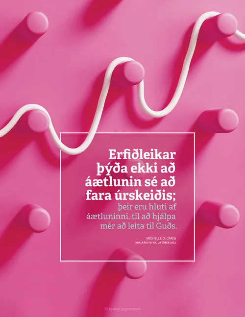 Tilvitnun Craig á veggspjaldi