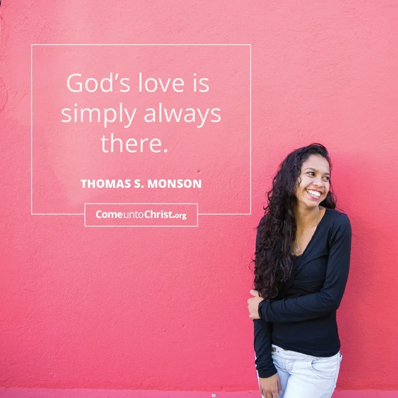 God’s love is simply always there.