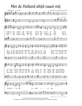 Lied: Met de Heiland altijd naast mij