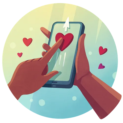 smartphone in someone’s hands