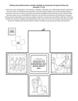 pejin’ny asa atao: Hitahy ahy Andriamanitra rehefa misafidy ny hanaraka an’i Jesoa Kristy aho.