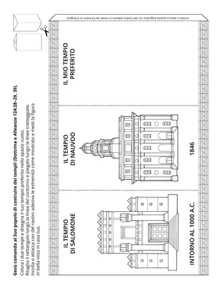 pagina delle attività per i bambini