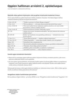 New Testament Seminary Teacher Manaul - 2023