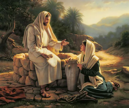 Jesus and the woman at the well