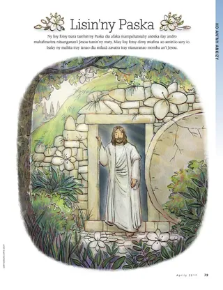 Easter lilies activity