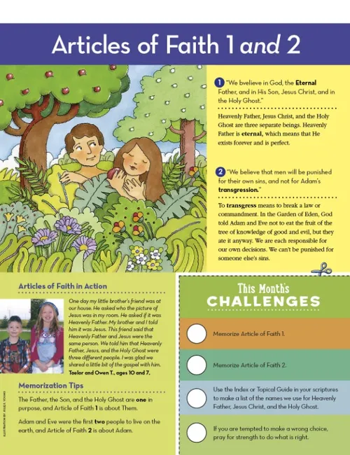 Articles of Faith 1 and 2