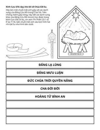 trang sinh hoạt: Kinh Cựu Ước dạy cho tôi về Chúa Giê Su
