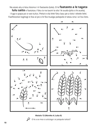 Parable of the Sower coloring page