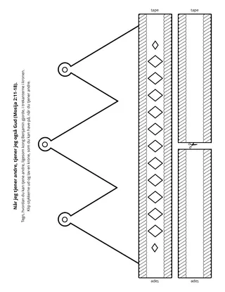 aktivitetsside: jeg kan tjene Gud ved at tjene andre