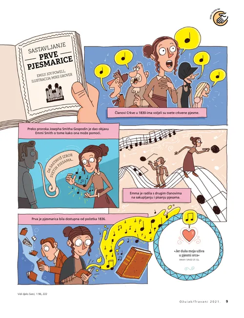 Sastavljanje prve pjesmarice