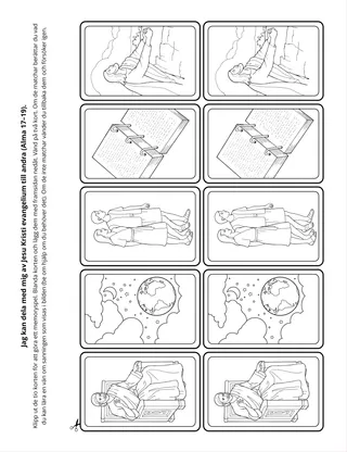 aktivitetssida: Jag kan berätta om evangeliet för andra