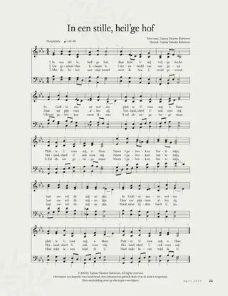 In a Sacred Garden Place