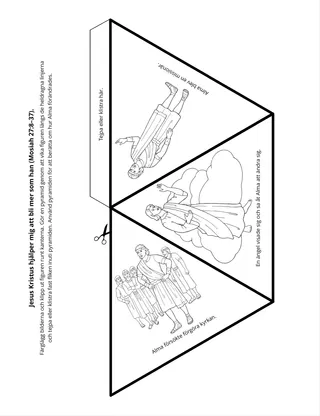 aktivitetssida: Jesus Kristus hjälper mig att bli mer som han