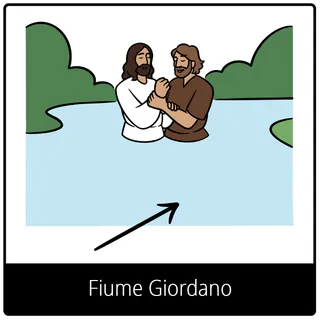 simbolo del Vangelo “Fiume Giordano”
