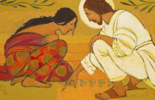 Jesus with Mary Magdalene