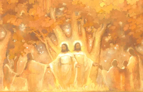 artwork depicting the celestial kingdom