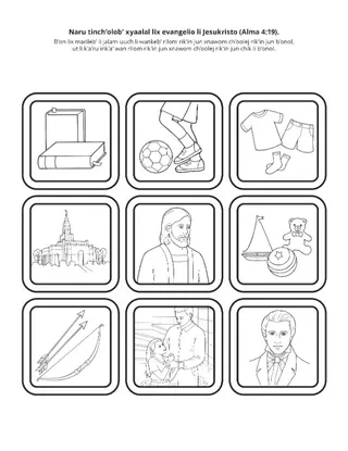 perel re kok’ k’anjel: naru ninch’olob’ xyaalal lix evangelio li Jesukristo