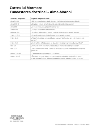 handout doctrinal mastery alma-moroni