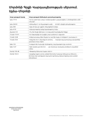 handout doctrinal mastery alma-moroni