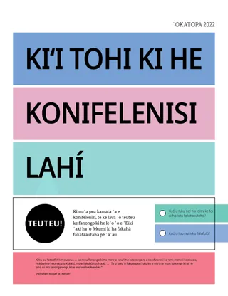 Kiʻi Tohi ki he Konifelenisi Lahí