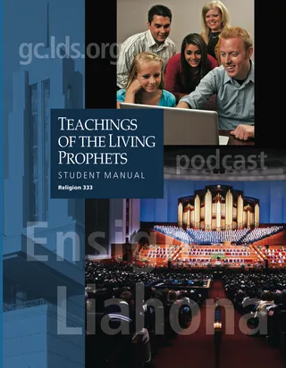 Manual del alumno para el curso Enseñanzas de los profetas vivientes