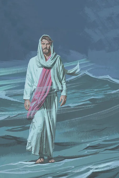 Jesus walking on water