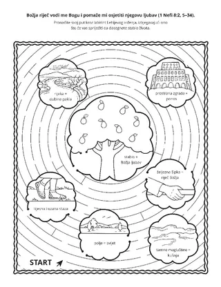 stranica aktivnosti: riječ Božja pomaže mi osjetiti njegovu ljubav
