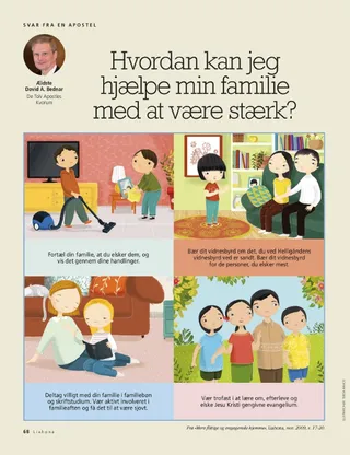 How can I help my family be strong