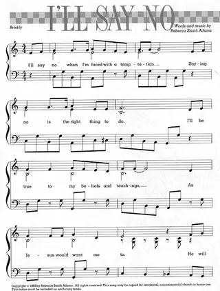 Music, I’ll Say No