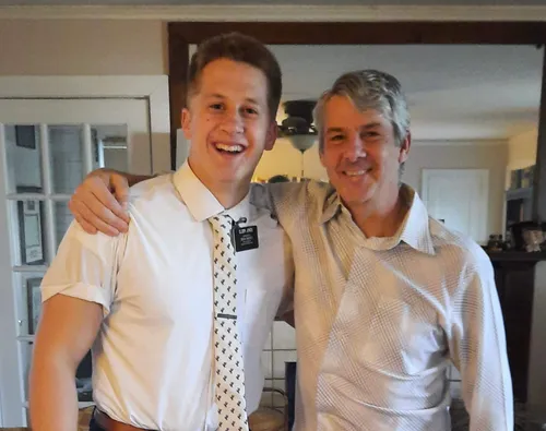 Elder Jones with Wes