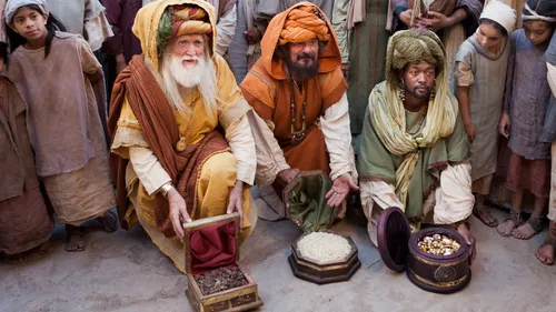 Wise Men present gifts