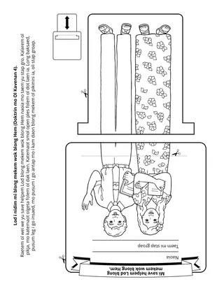 aktiviti pej: Mi save help blong mekem wok blong Lod